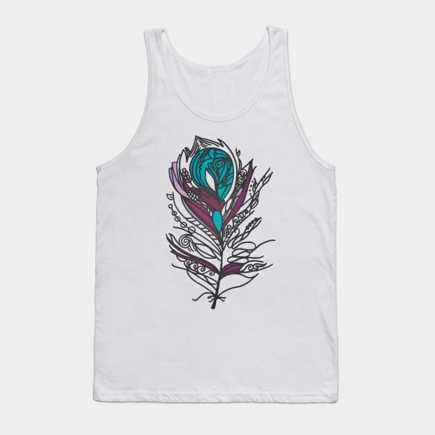 Feather Tank Top by wildmagnolia